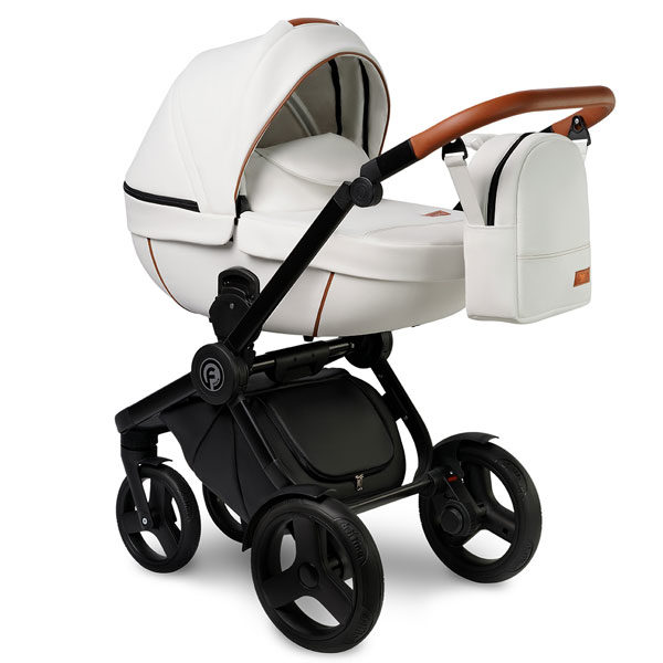 Poussette de bébé de luxe 3 en 1, landau de bébé avec siège auto, poussette  de nouveau-né en coquille d'oeuf, landau de bébé en cuir haut paysage -  AliExpress