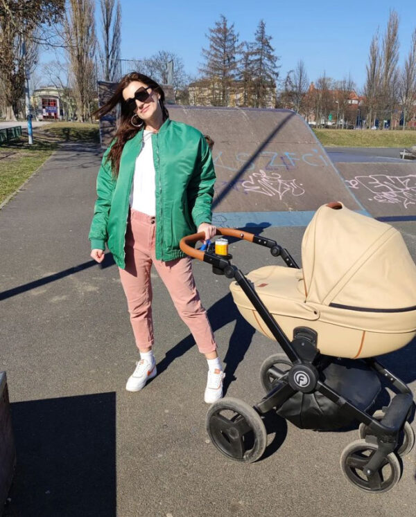 Krausman Poussette Combinée 3 en 1 Topaz Lux Beige - Landau, Poussette promenade, Siège auto